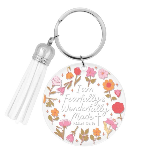 "I Am Wonderfully Made" Keychain