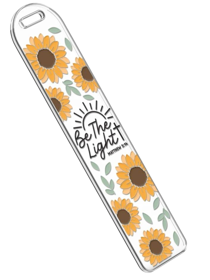 "Be The Light-Sunflower" Bookmark