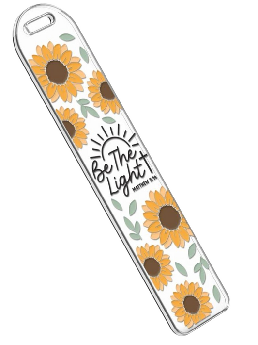 "Be The Light-Sunflower" Bookmark